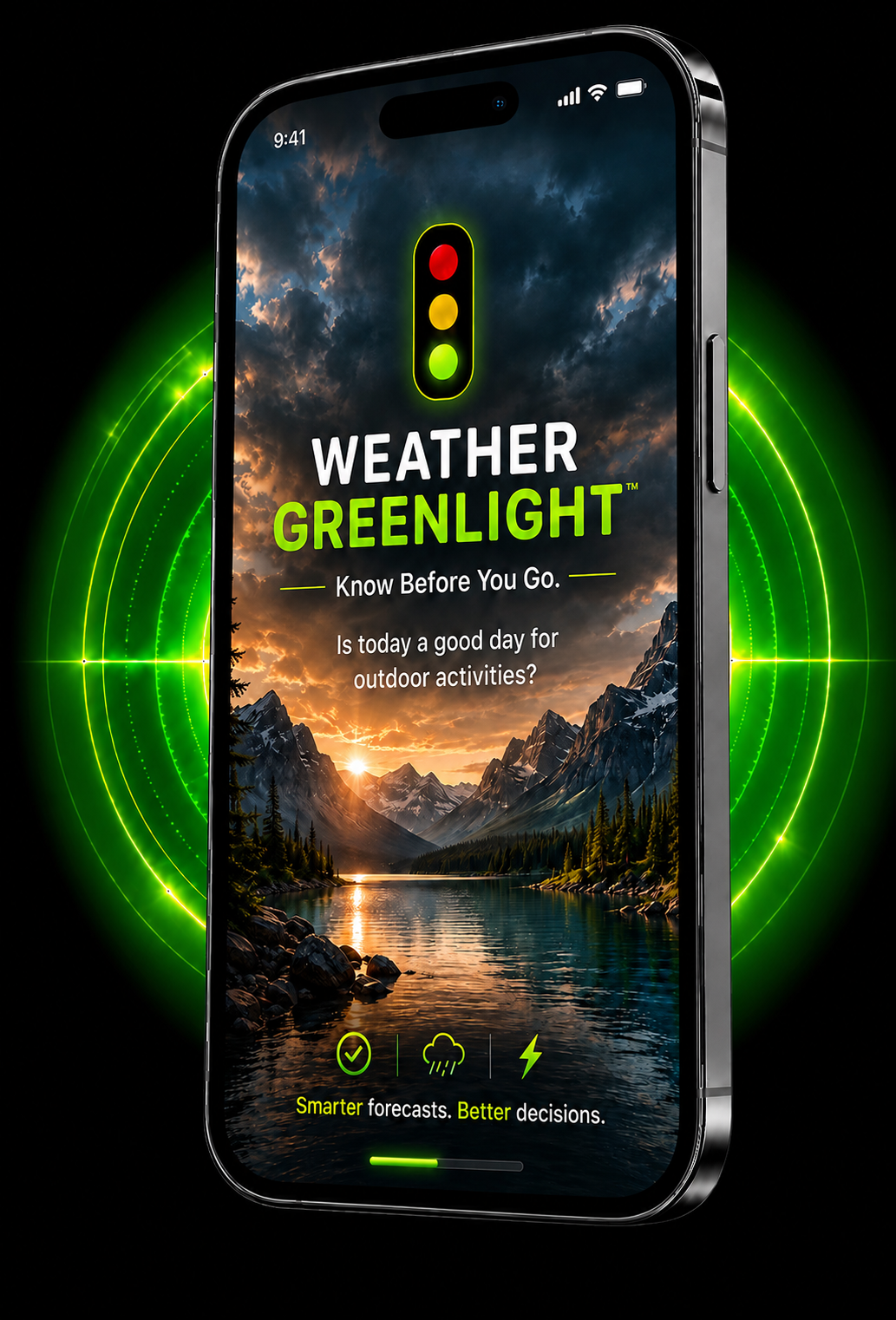Weather Greenlight app preview